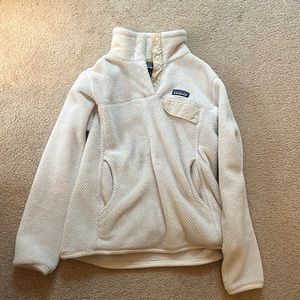 Patagonia white and crème fleece